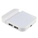 Universal Mobile Stand 4 Port Usb Hub Holder Mount, White