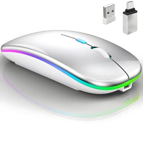 TSV M06 Wireless Gaming Mouse, Rechargeable Computer Mouse